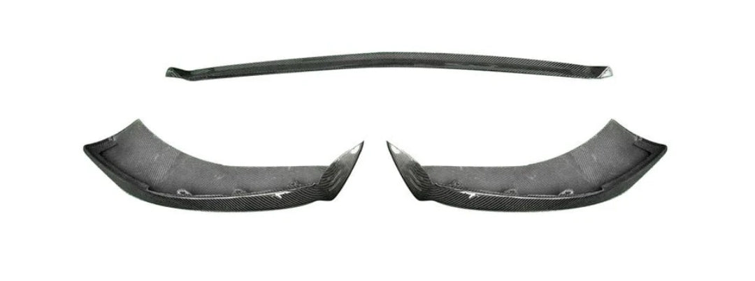 Carbon Fiber Car Front Bumper Canards passend für Mercedes-Benz S Class W222 S450 Sport