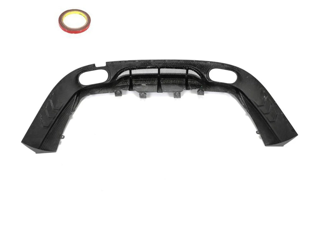 Carbon Fiber Rear Bumper Diffuser passend für Mercedes-Benz AMG GT 53 54 55