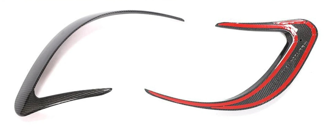 Carbon Fiber Car Rear Bumper Canards passend für Mercedes-Benz AMG GT 43 50 53 Sedan 4-Door