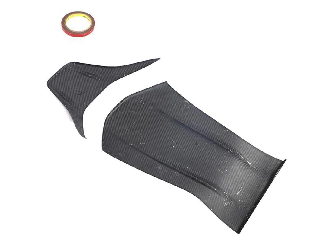 Carbon Fiber Car Seat Back Cover Trims passend für Mercedes-Benz W176 A45 CLA45 GLA45