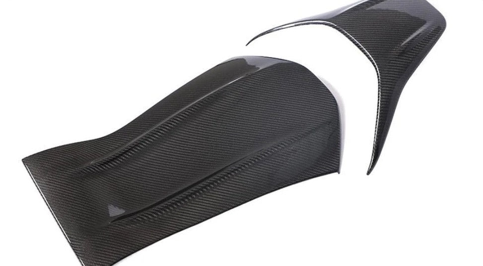 Carbon Fiber Car Seat Back Cover Trims passend für Mercedes-Benz W176 A45 CLA45 GLA45