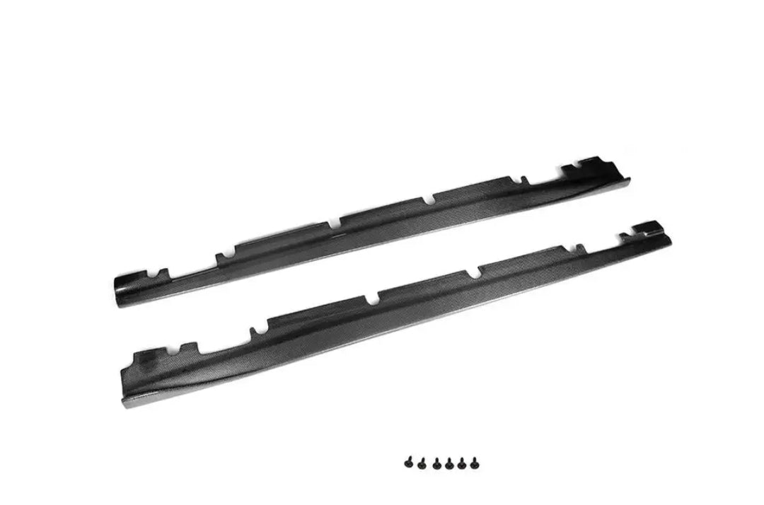 Carbon Fiber Car Side Skirts passend für Mercedes-Benz W176 A200 A250 A45 W117 CLA200 CLA250 CLA260 CLA45 AMG