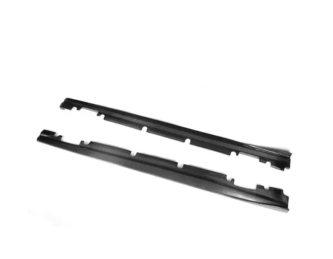 Carbon Fiber Car Side Skirts passend für Mercedes-Benz W176 A200 A250 A45 W117 CLA200 CLA250 CLA260 CLA45 AMG