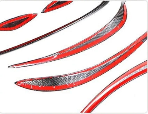 Carbon Fiber Car Front Bumper Lip Splitters passend für Mercedes-Benz W117 C117 CLA45 Sedan