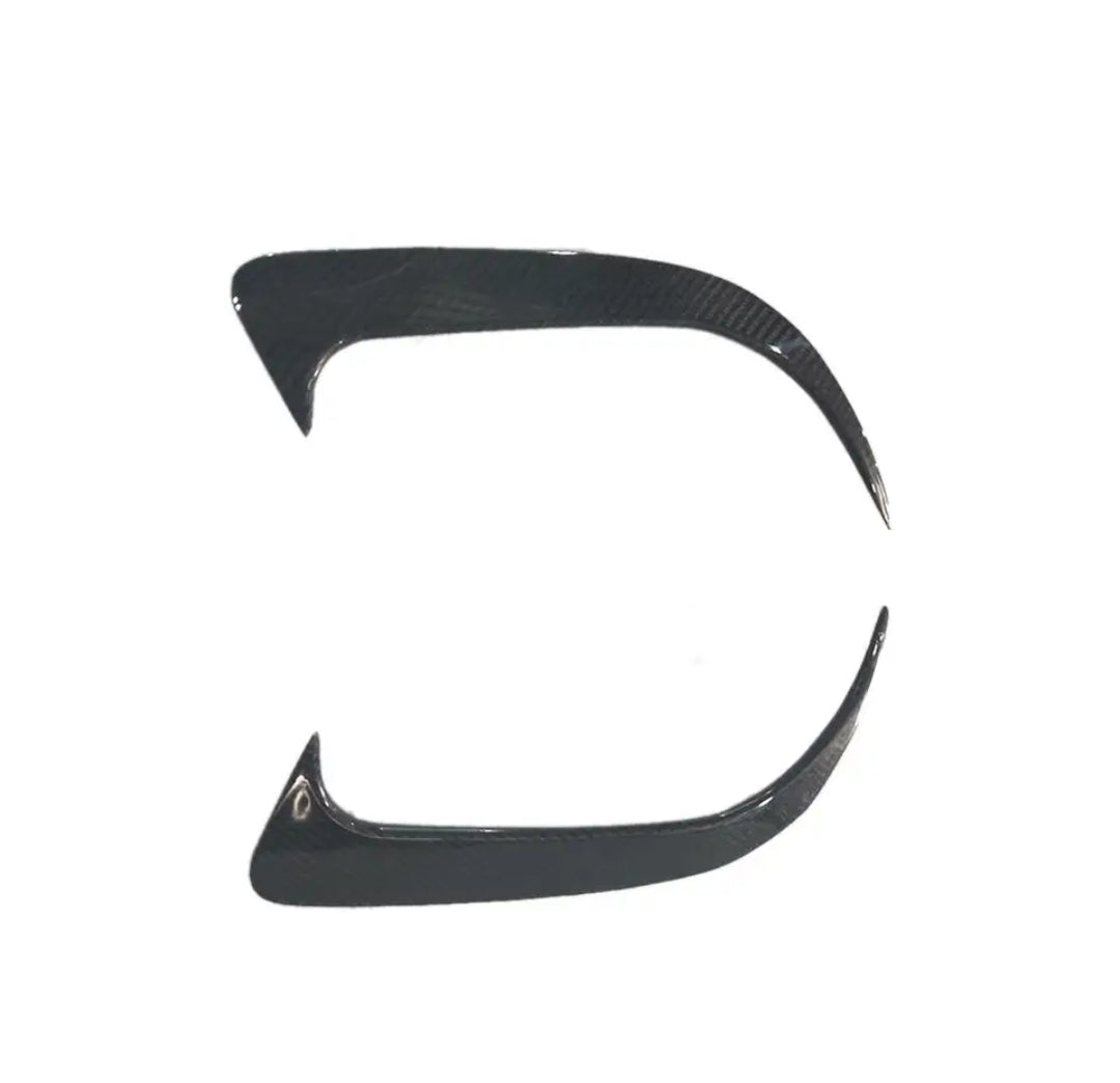 Carbon Fiber Car Rear Bumper Splitter Canards passend für Mercedes-Benz C117 CLA250 260 CLA45 AMG