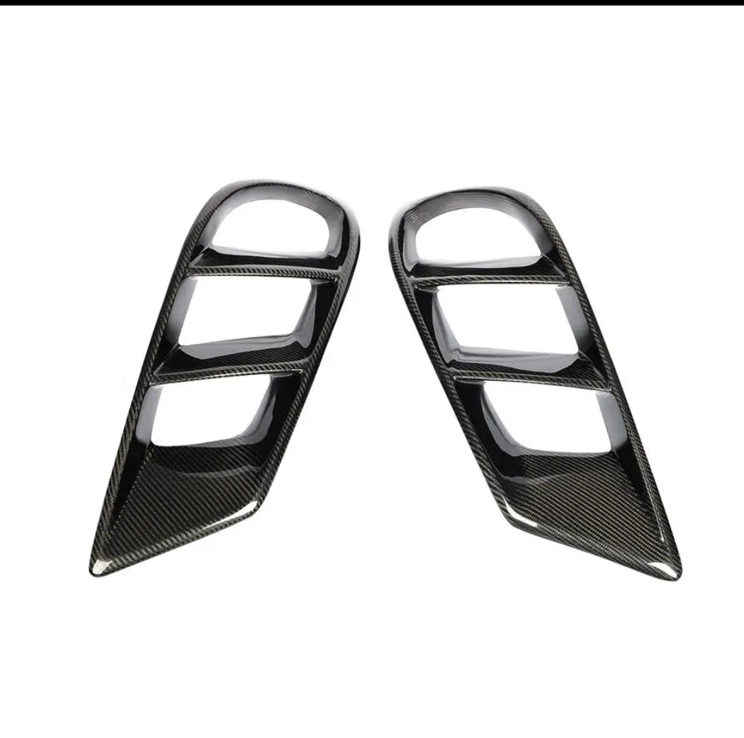 Carbon Fiber Car Front Bumper Air Vent Cover passend für Mercedes-Benz W218 CLS Class CLS400 Sport