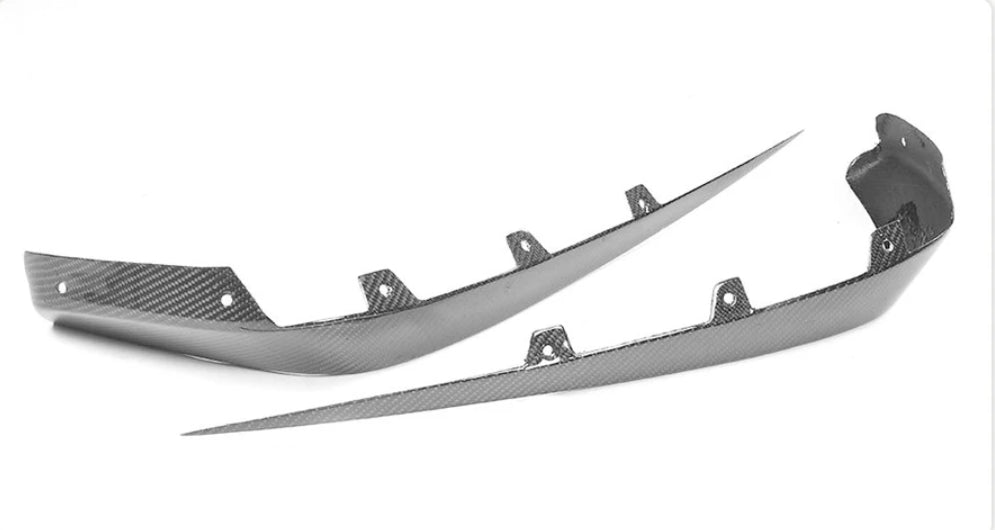 Carbon Fiber Car Front Bumper Splitters Flaps Canards passend für Mercedes-Benz W218 CLS63 AMG Sedan 4-Door