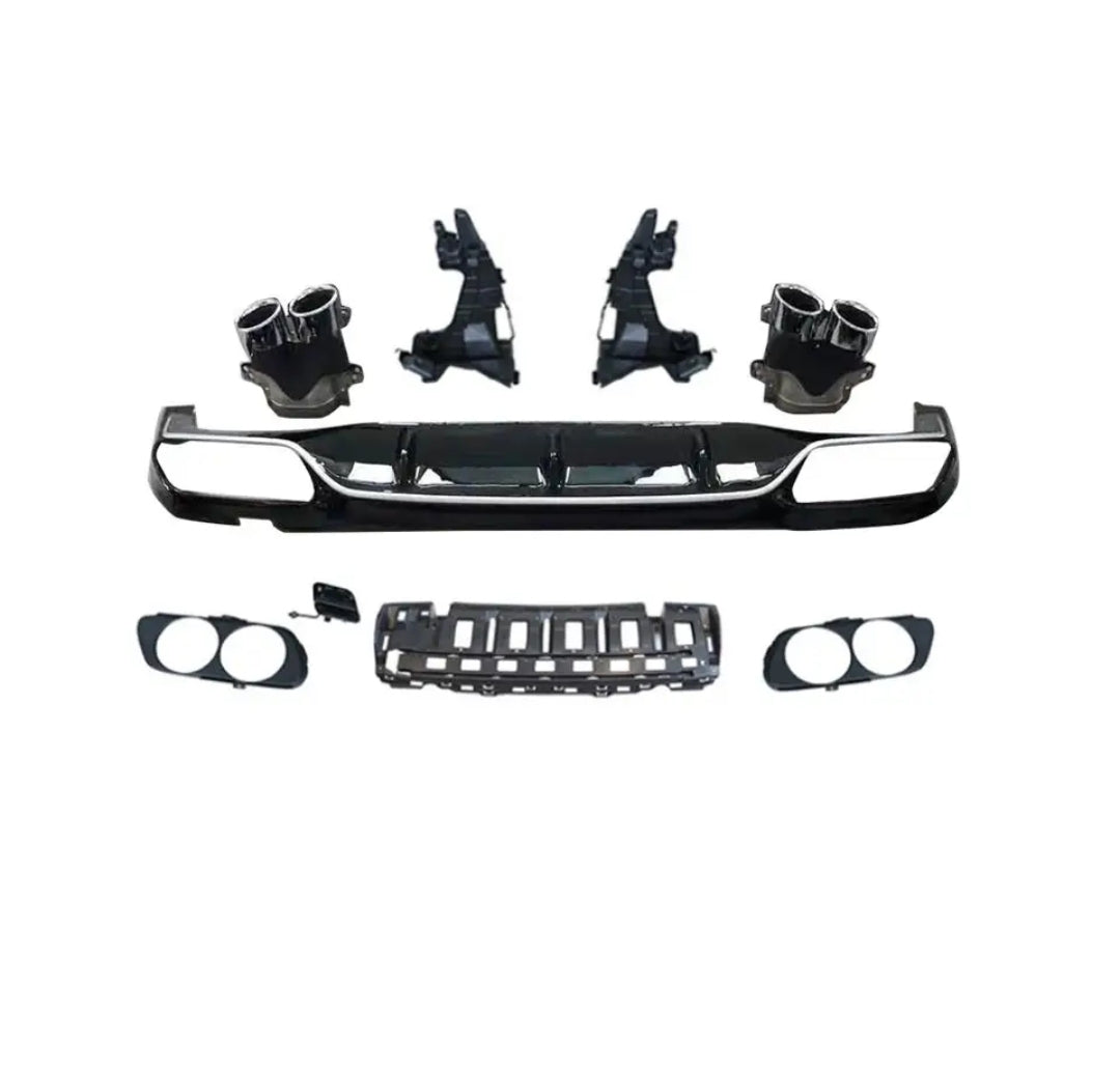 Carbon Fiber Car Rear Bumper Diffuser passend für Mercedes-Benz E Class W213 Sport Sedan