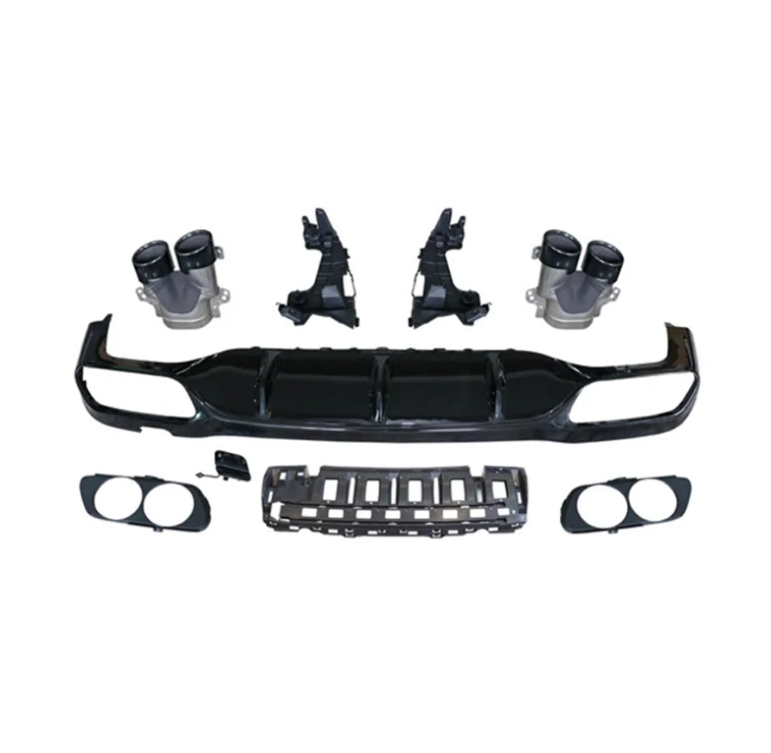 Carbon Fiber Car Rear Bumper Diffuser passend für Mercedes-Benz E Class W213 Sport Sedan