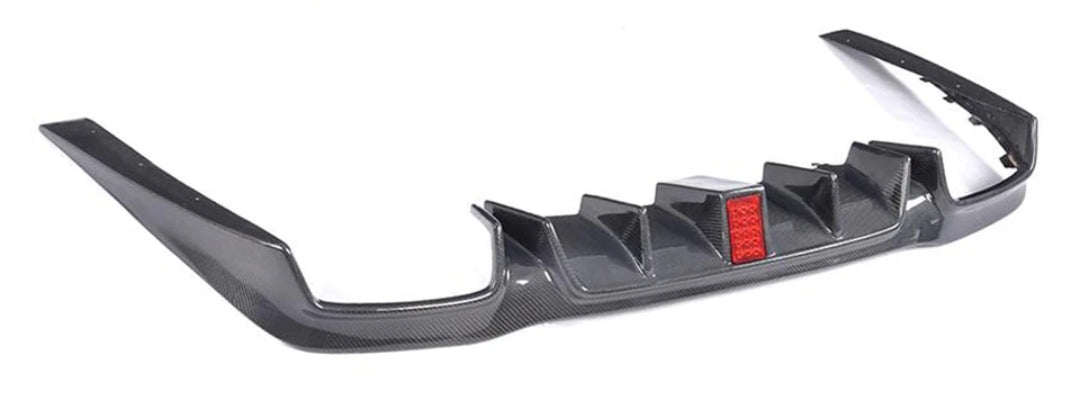 Carbon Fiber Car Rear Bumper Lip Spoiler passend für Mercedes-Benz E250 E350 E400 E43 E63 AMG