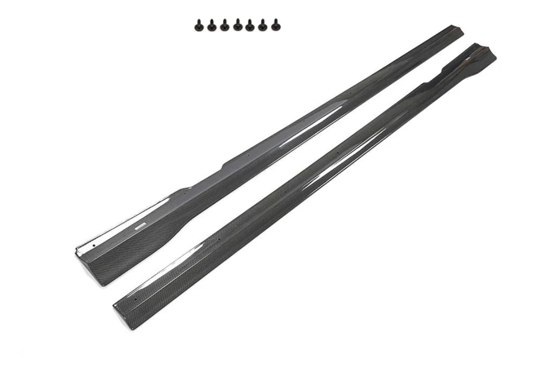 Carbon Fiber Car Side Skirts passend für Mercedes-Benz E Class W213 E43 E53 E63 AMG Sedan