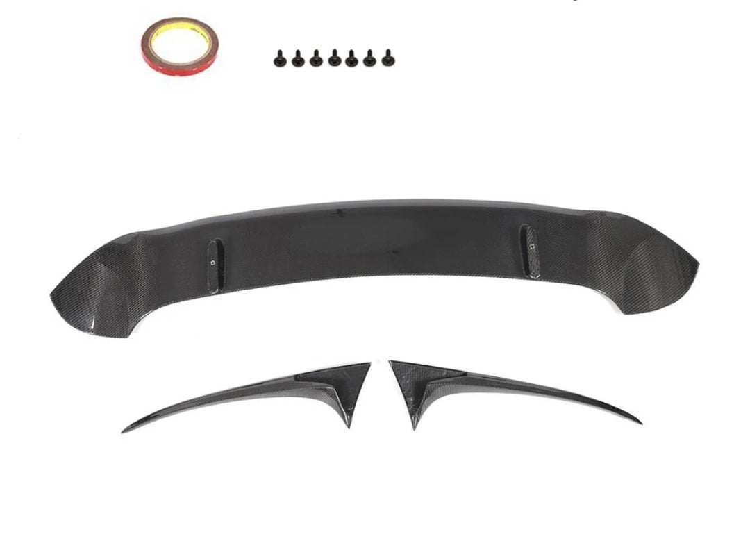 Carbon Fiber Car Roof Spoiler passend für Porsche Macan Base Turbo GTS S Sport Utility 4-Door