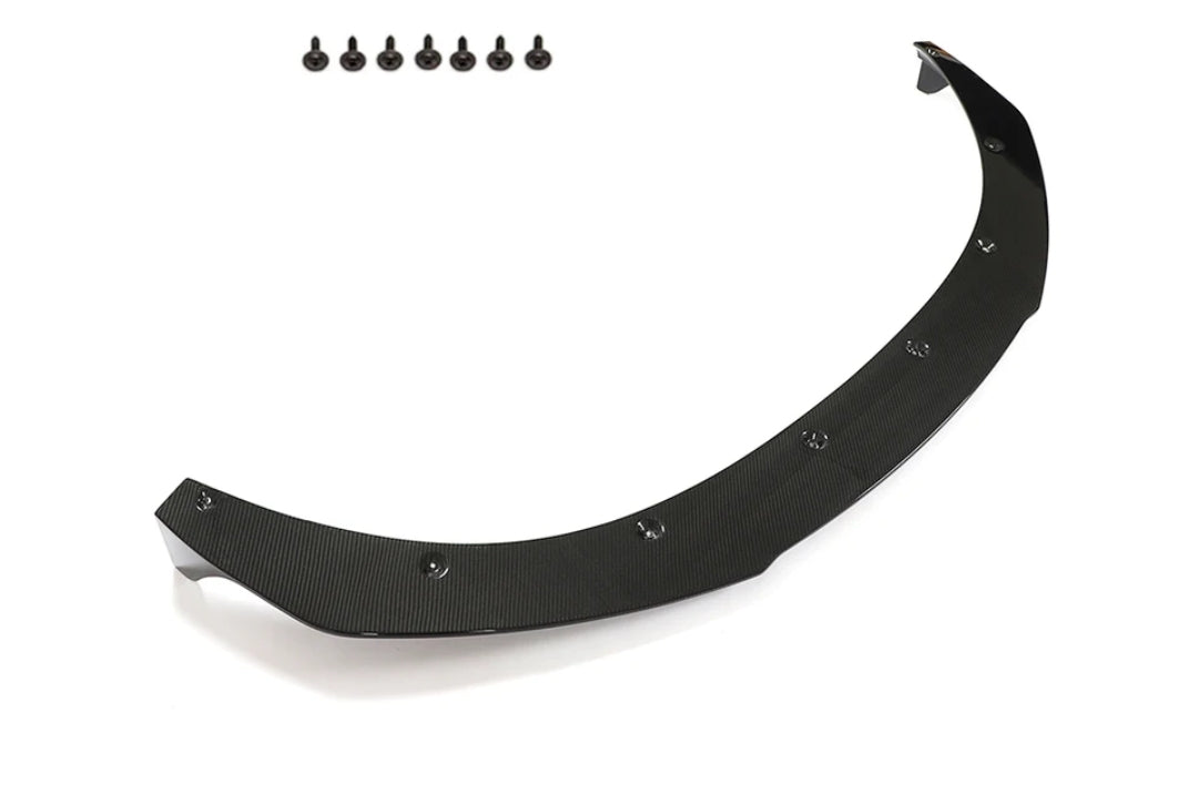 Carbon Fiber Car Front Bumper Lip Spoiler passend für Porsche Taycan Turbo S Sedan