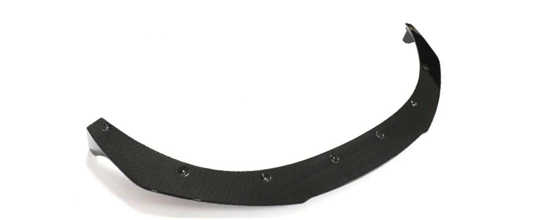 Carbon Fiber Car Front Bumper Lip Spoiler passend für Porsche Taycan Turbo S Sedan