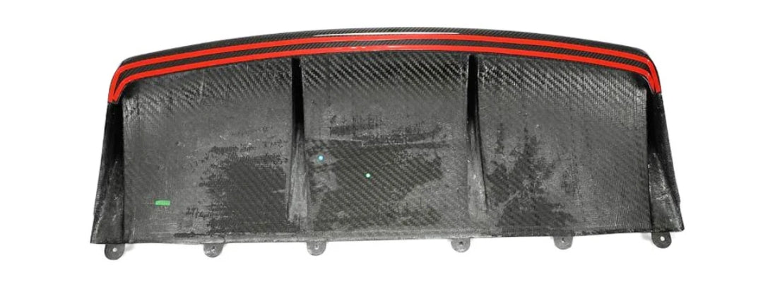 Carbon Fiber Car Rear Bumper Diffuser Lip passend für Porsche Taycan Turbo S Sedan