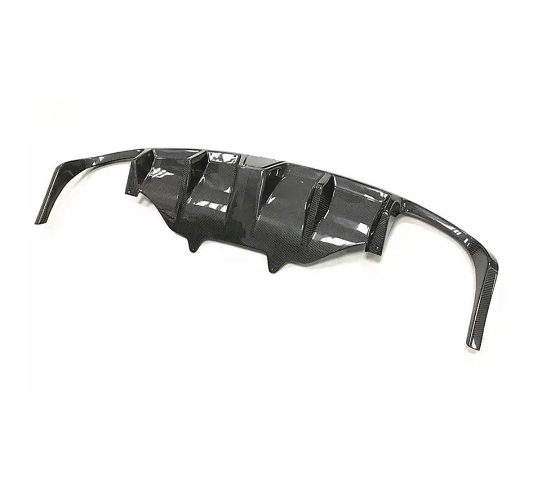 Carbon Fiber Car Rear Bumper Diffuser Lip passend für Porsche Macan