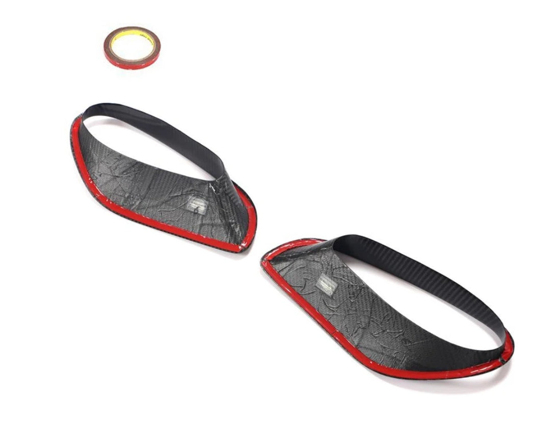 Carbon Fiber Car Side Fender Air Vent Covers passend für Porsche 911 Turbo