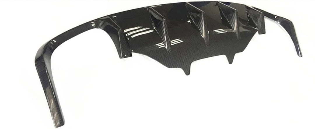 Carbon Fiber Car Rear Bumper Diffuser passend für Porsche Macan