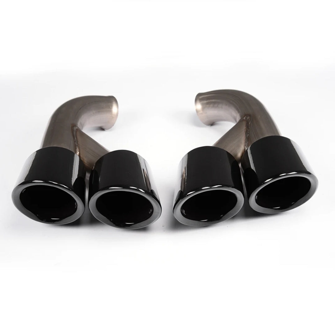 Carbon Fiber Car Exhaust Muffler Pipes passend für Porsche Cayenne SUV 958 GTS S Sport
