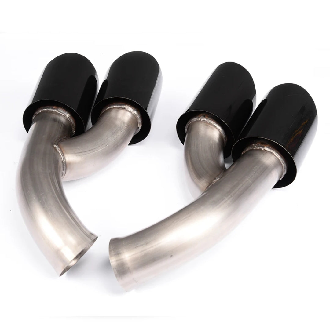 Carbon Fiber Car Exhaust Muffler Pipes passend für Porsche Cayenne SUV 958 GTS S Sport