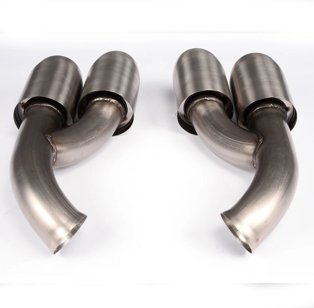 Carbon Fiber Car Exhaust Muffler Pipes passend für Porsche Cayenne SUV 958 GTS S Sport