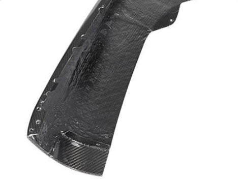 Carbon Fiber Car Rear Bumper Diffuser Lip Spoiler Guard passend für Porsche Panamera 971