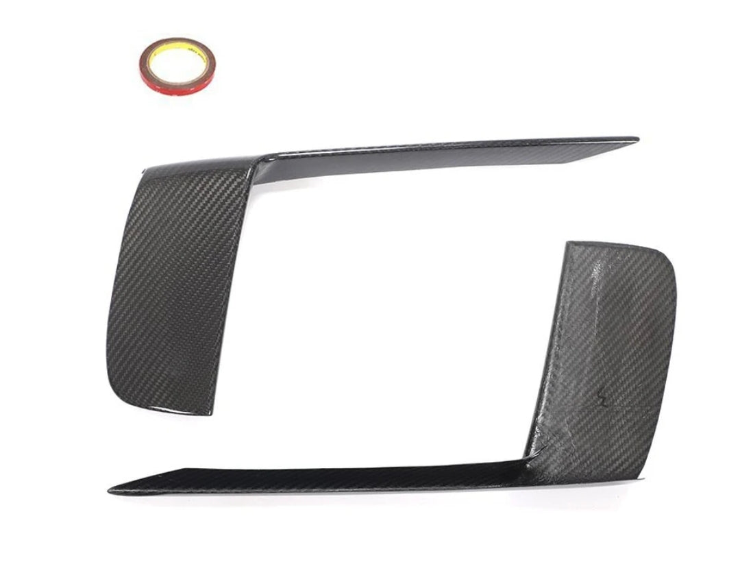 Carbon Fiber Car Front Bumper Canards Air Vent Cover passend für Porsche 911 GT3 RS Coupe 2-Door