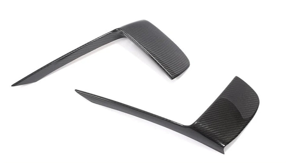 Carbon Fiber Car Front Bumper Canards Air Vent Cover passend für Porsche 911 GT3 RS Coupe 2-Door