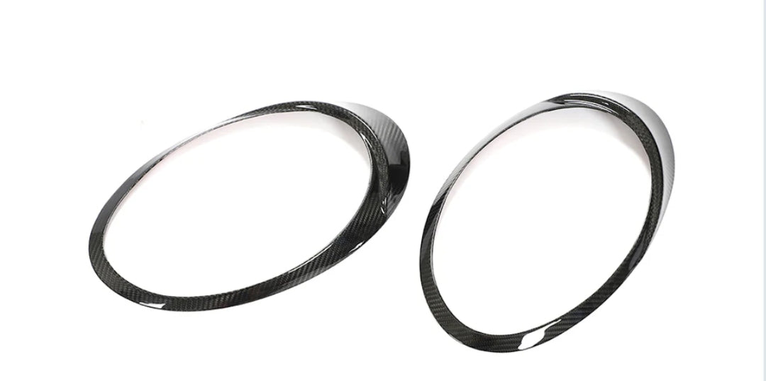 Carbon Fiber Car Headlight Eyebrows Canards passend für Porsche 911 922 Carrera 4 Turbo S GT