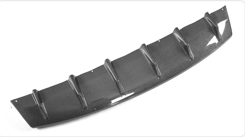 Carbon Fiber Car Front Bumper Lip Spoiler passend für Maserati Levante S Sport Base Sport Utility 4-Door