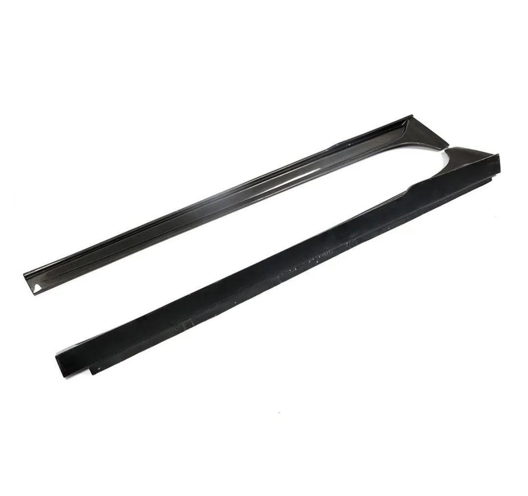 Carbon Fiber Car Side Skirts passend für Maserati Ghibli 4-Door Sedan