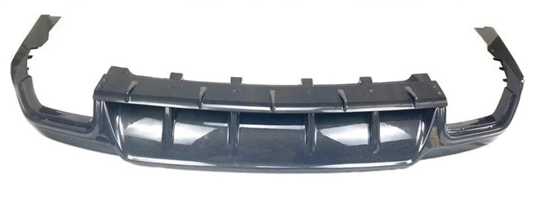 Carbon Fiber Car Rear Diffuser Spoiler With Exhaust Tips passend für Maserati Levante