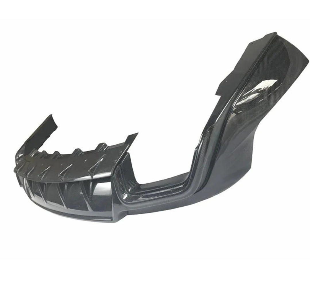 Carbon Fiber Car Rear Diffuser Spoiler With Exhaust Tips passend für Maserati Levante
