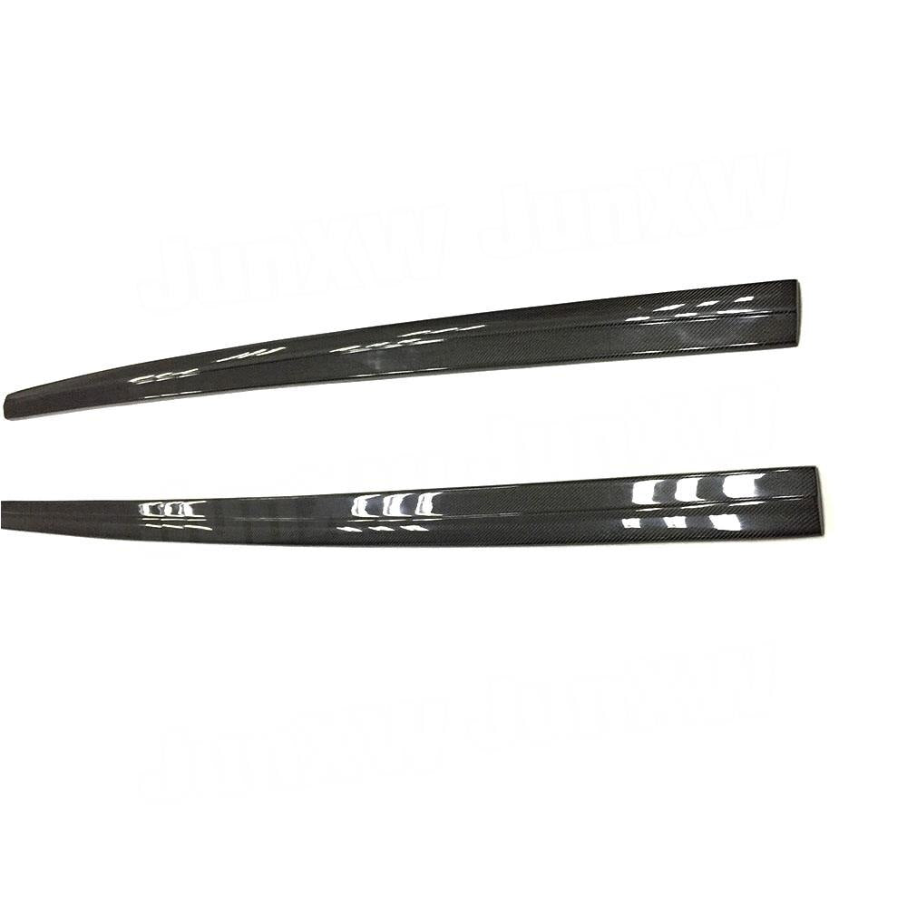 Carbon Fiber Side Skirts Bumper Kits passend für Audi A3 S3 RS3 4 door 2014 - 2018 side blade Door Aprons Car Styling 2pcs/Set