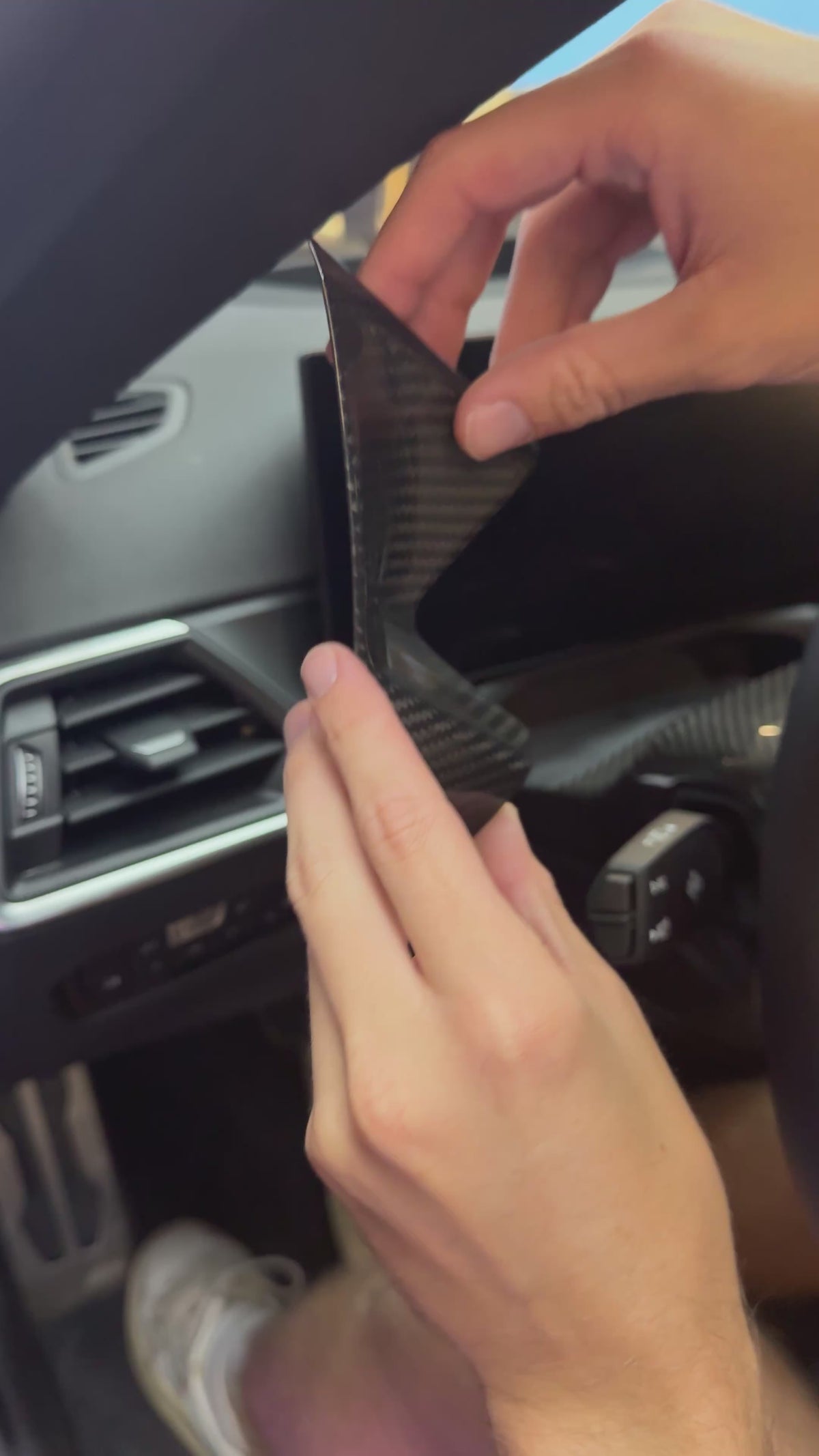 Carbon Fiber Dashboard passend für BMW G-Series Idrive 8 G87 G80 G82