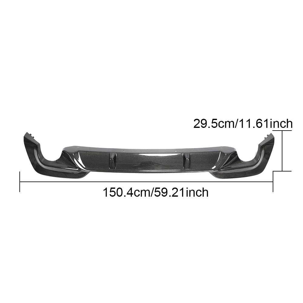 Carbon Fiber Diffuser passend für BMW 3 Series G20 M Sport