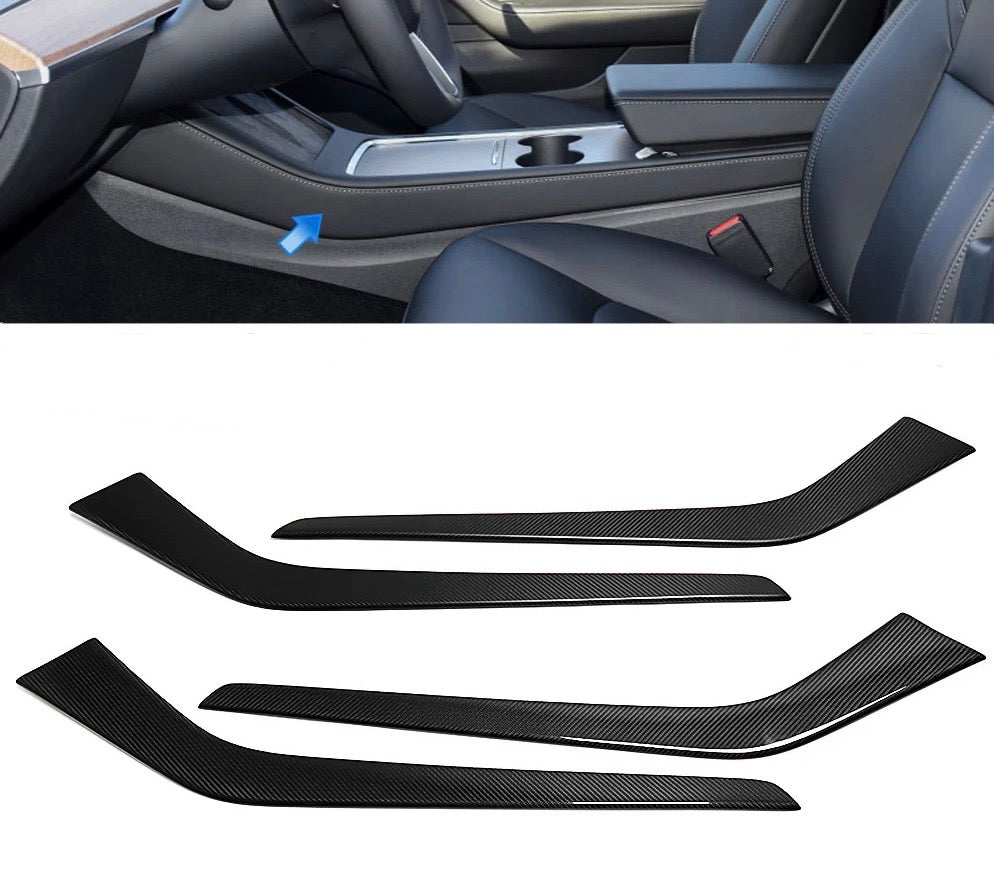 Carbon Fiber Center Control Cover passend für Tesla Model 3 Model Y