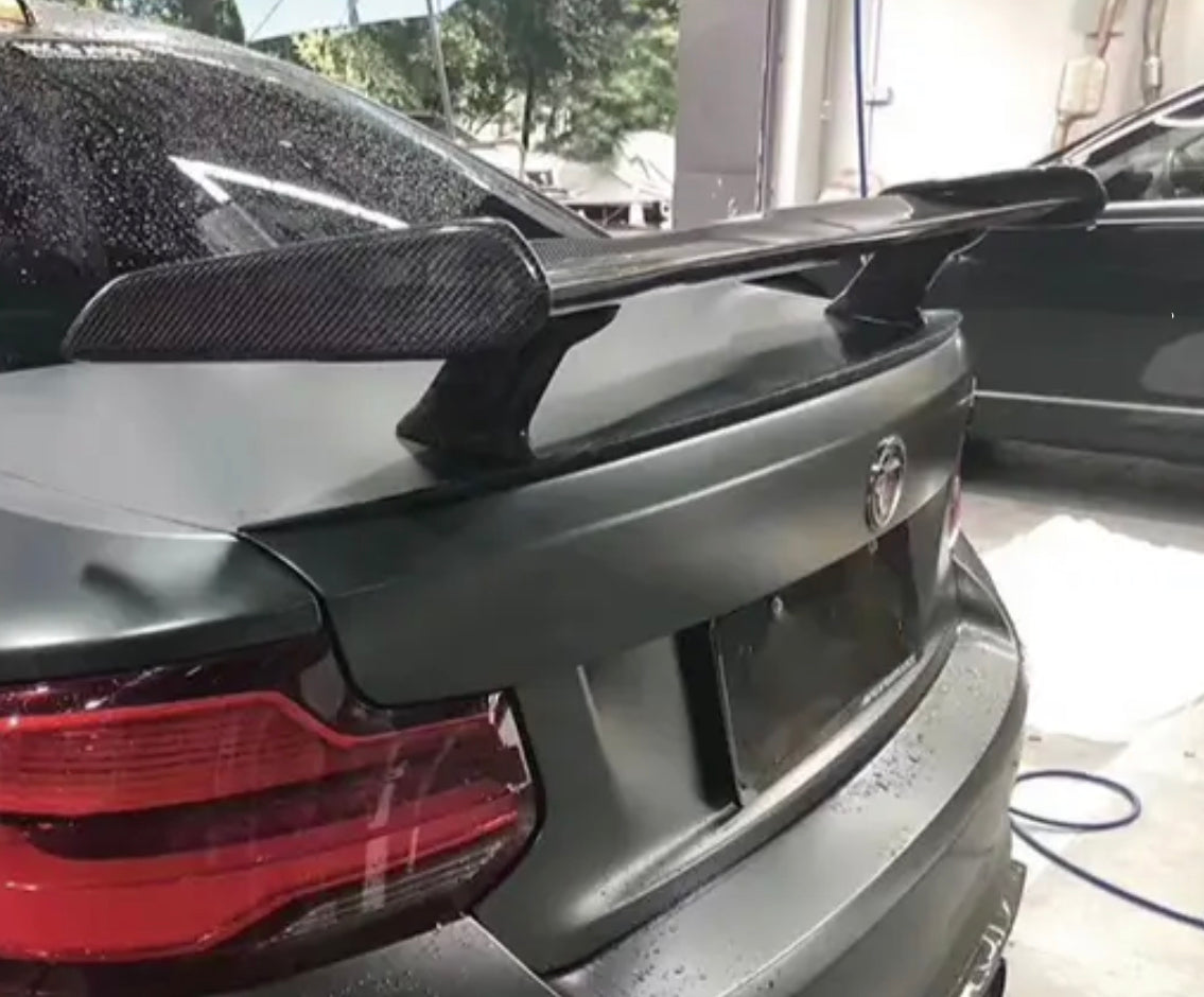 Carbon Fiber Rear Spoiler Wing passend für BMW M2 M3 M4