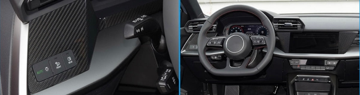 Carbon Fiber Central Dashboard passend für Audi A3 8Y