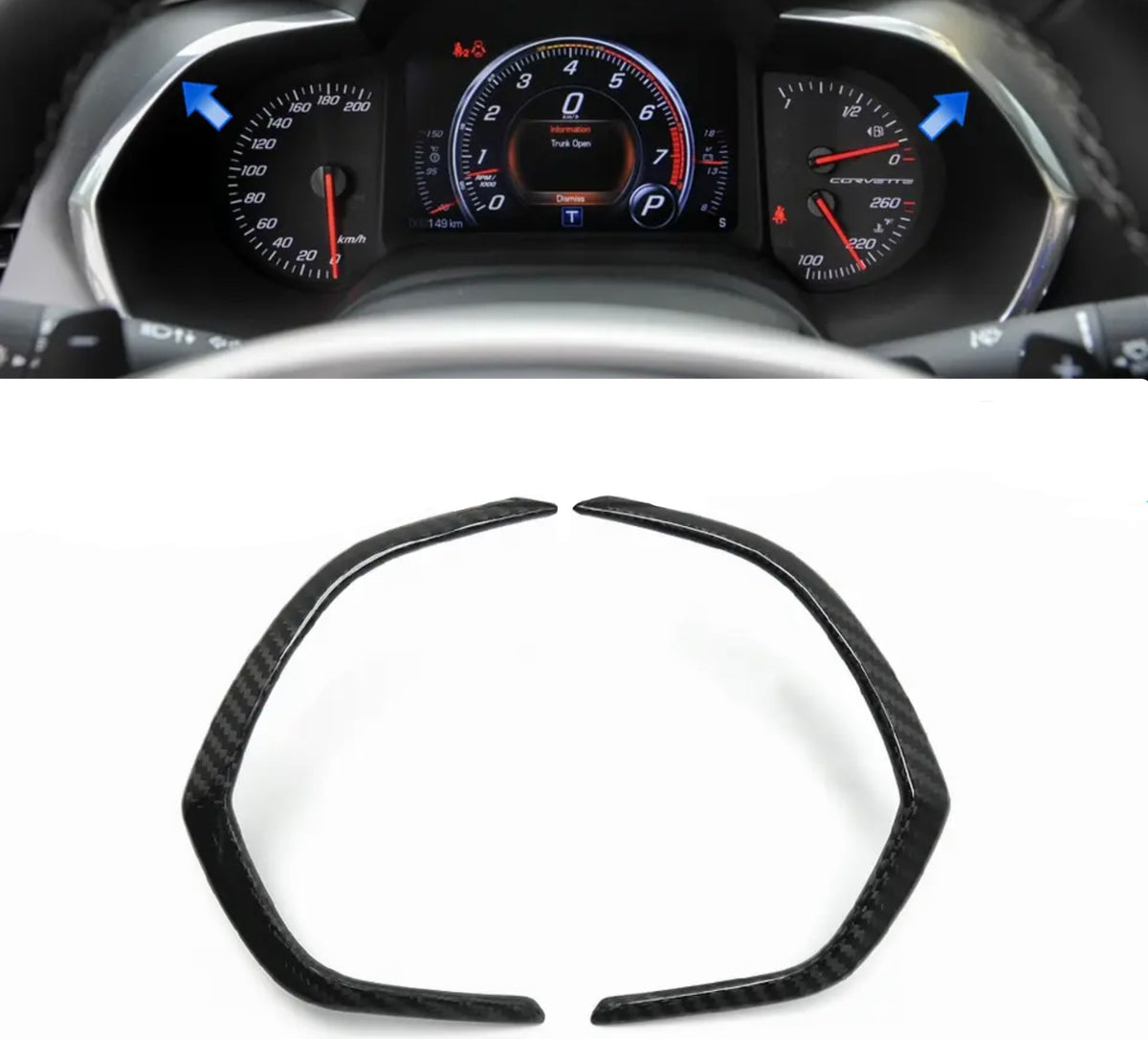 Carbon Fiber Panel passend für Chevrolet Corvette C7