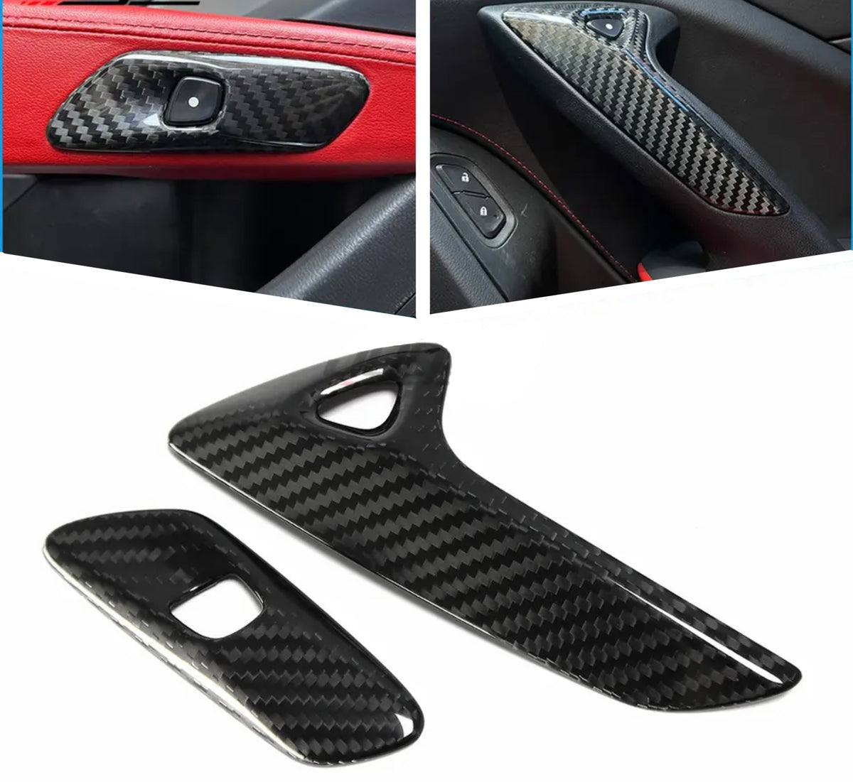 Carbon Fiber Door Handle passend für Chevrolet Corvette C7