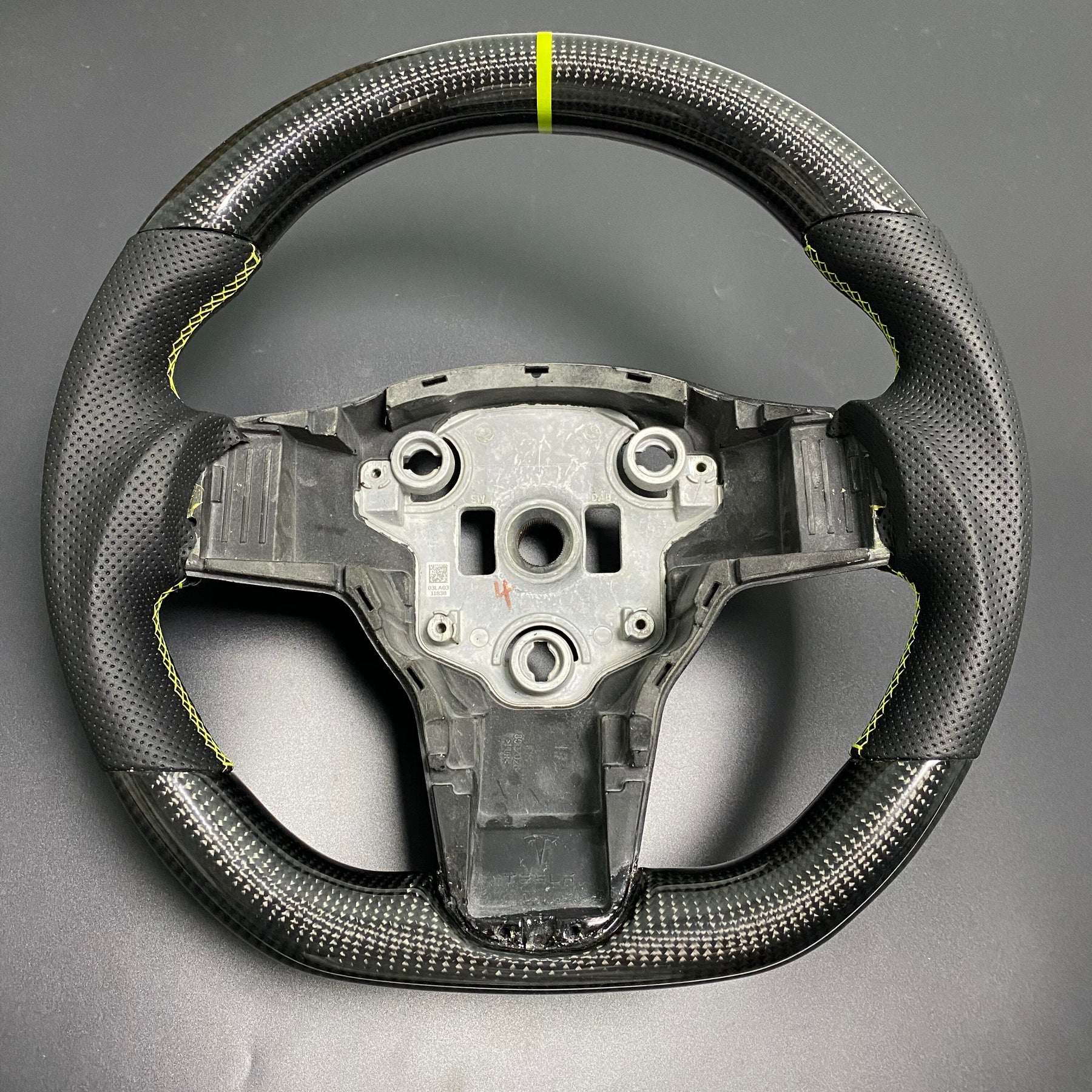 Carbon Fiber Steering Wheel passend für Tesla Model 3 Y