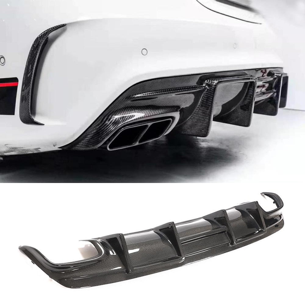 Carbon Fiber Diffuser passend für Mercedes Benz CLA45 W117