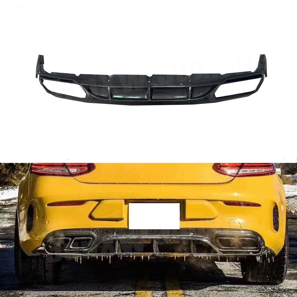 Carbon Fiber Diffuser passend für Benz C63 AMG