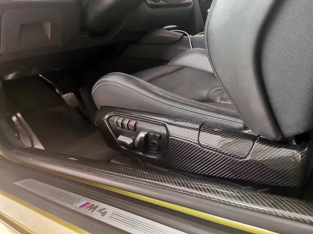 Carbon Fiber Seat Side Cover for BMW F80 F82 F30 F31 F32 F33 F34 F20 F22