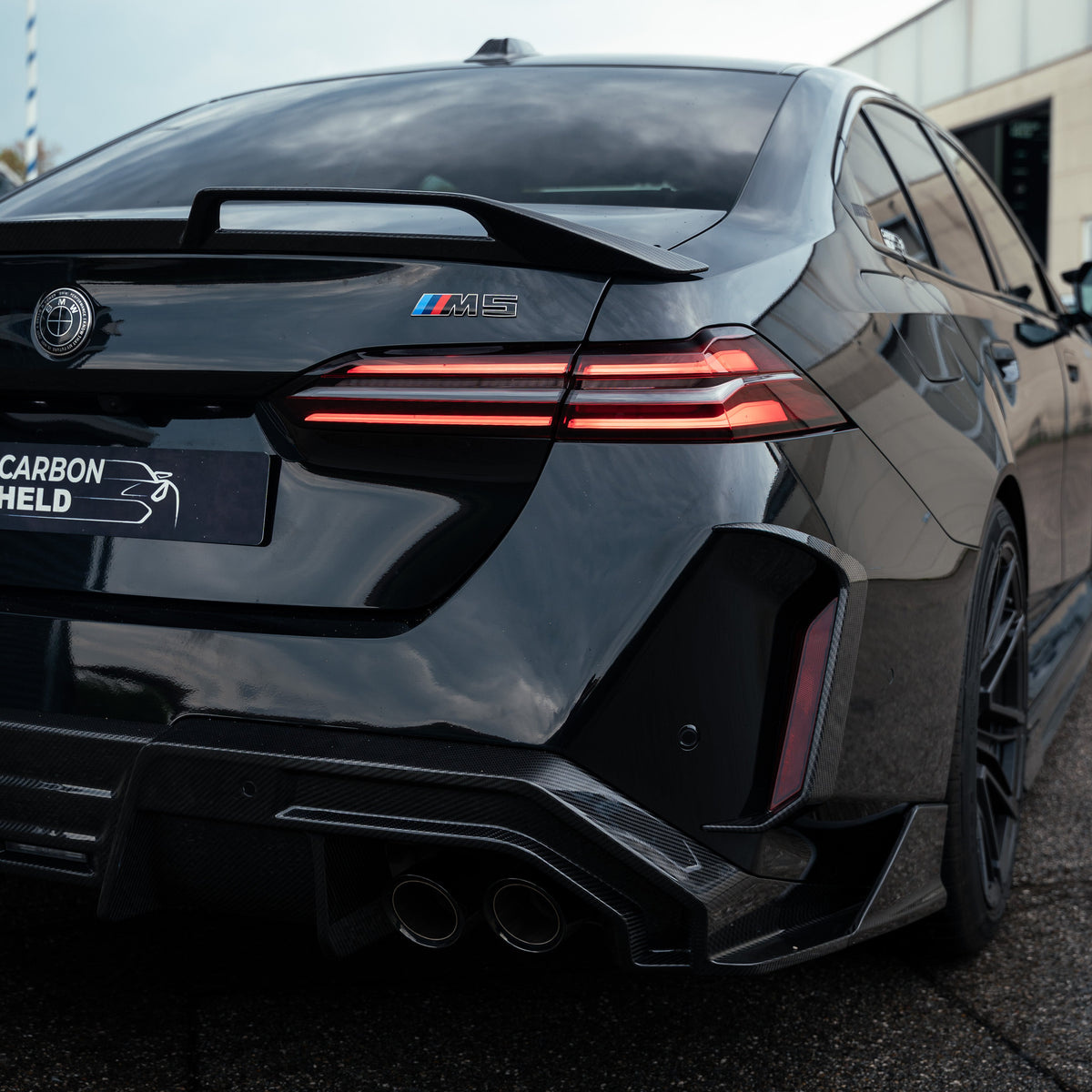 Carbon Heckabdeckung passend für BMW G90 G99 M5
