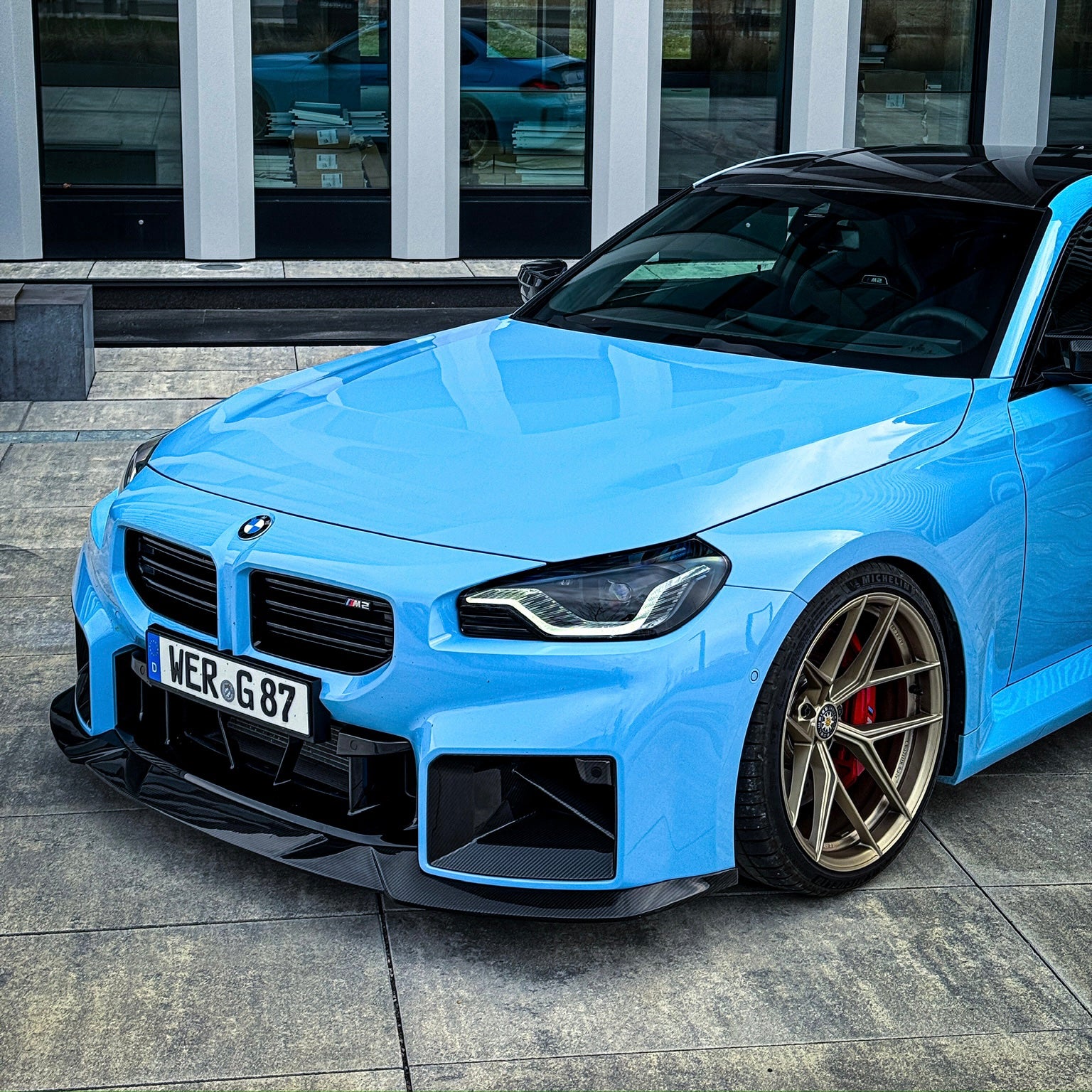 Carbon Fiber Front Duct Inserts V1 passend für New BMW M2 G87