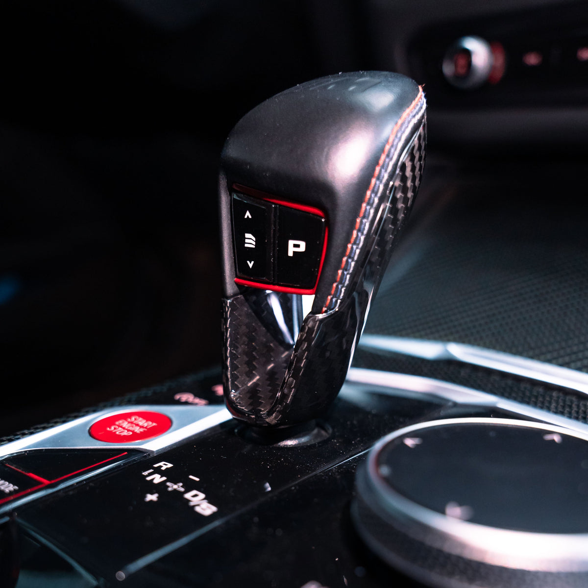 Carbon Fiber Gear Knob passend für BMW G80/G82/G83/G87/X3M/X4M/X5M