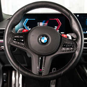 Carbon Fiber Steering Wheel Trim passend für BMW