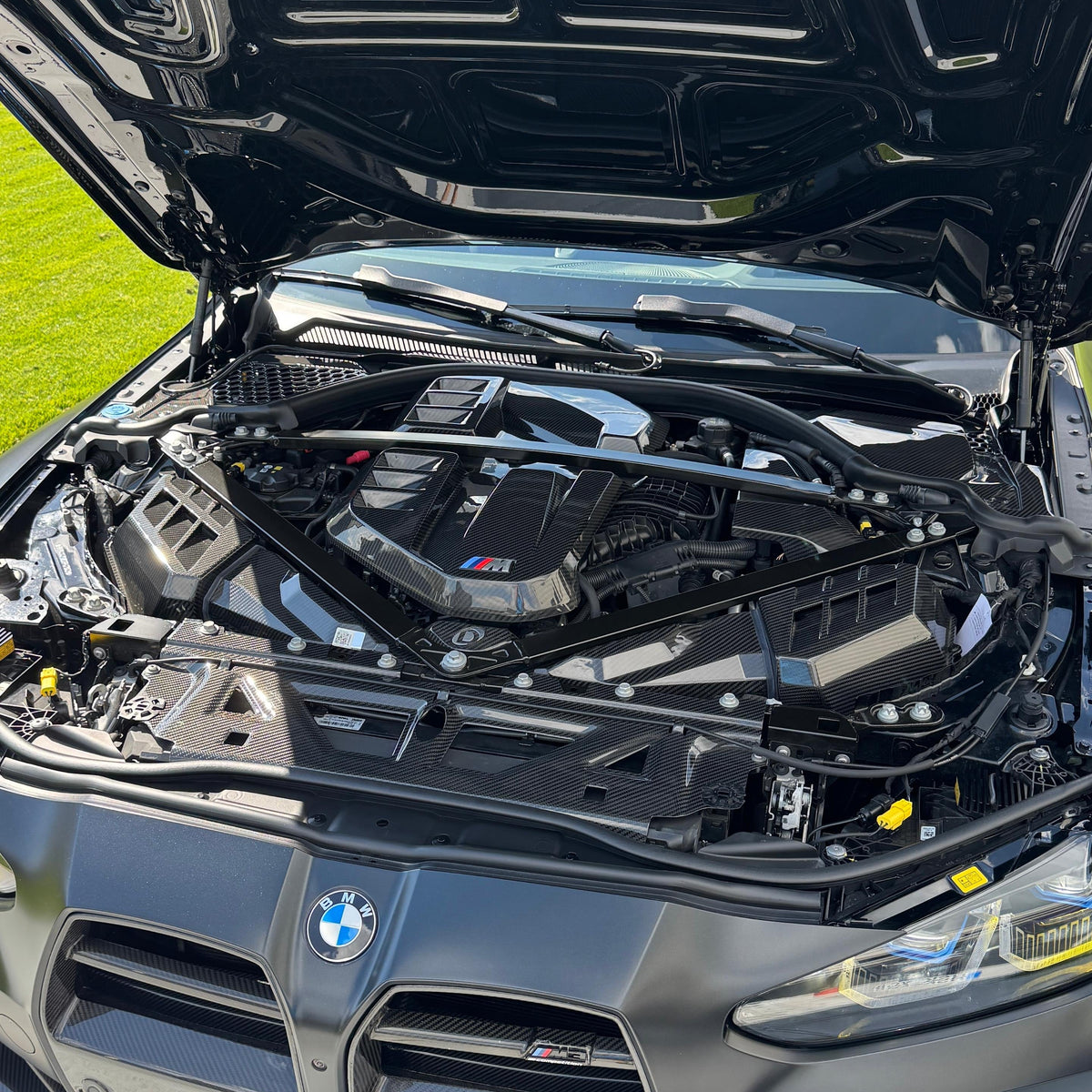 Carbon Fiber Engine Hood Cover passend für BMW G80 M3 G82 G83 M4